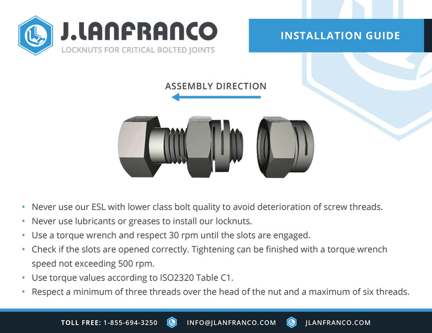 J. Lanfranco Installation Guide